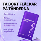 Lila Tandblekningsremsor – Fräsch Andedräkt & Vitare Tänder