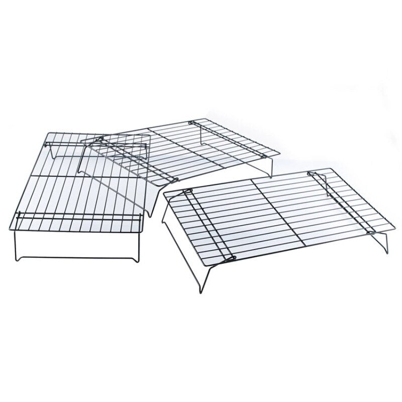3-Layer Baking Cooling Rack Stackable Bread Cake Cooling Rack Net Mat