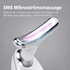EMS Ansikts- och Halslyftapparat med LED-ljusterapi – för fastare hud, minskad dubbelhaka och anti-age-effekt