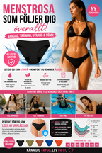 Menstrosa/Bikinitrosa – Trygghet i vardagen och i vattnet