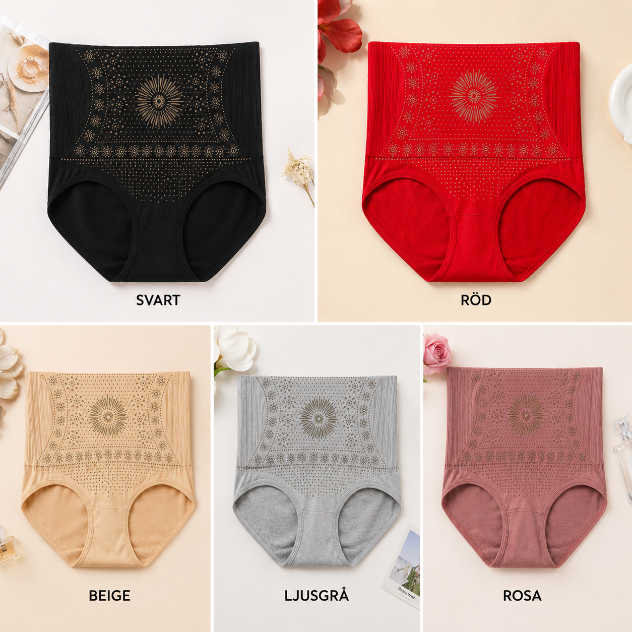 Shapingtrosa med hög midja – Plattare mage & naturligt rumplyft