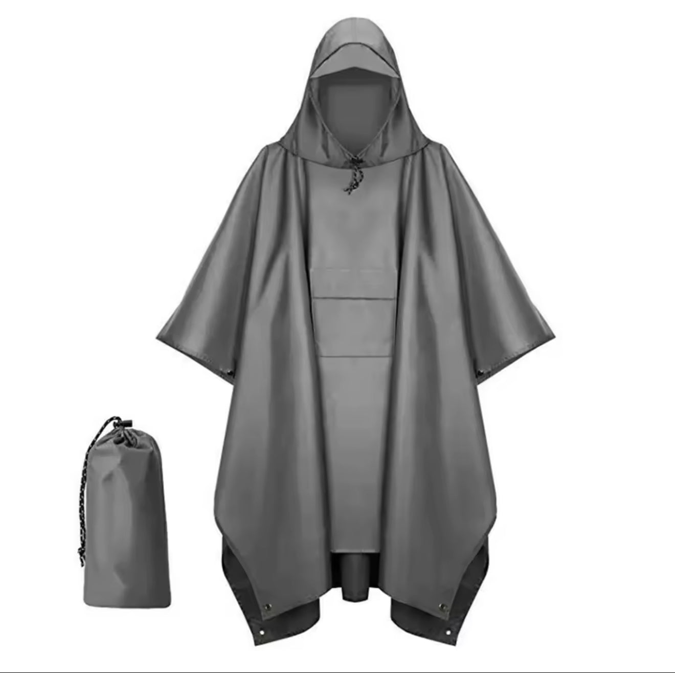 🌧️ Regnponcho med huva – Vattentät & Multifunktionell