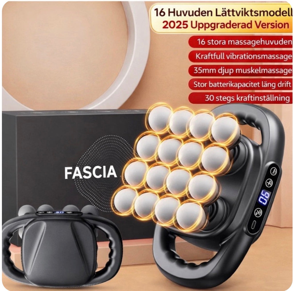 Avancerad massageapparat med 16 huvuden – djupgående behandling för muskler och fascia