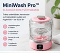 🧺 MiniWash Pro™ – Sladdlös Mini Tvättmaskin