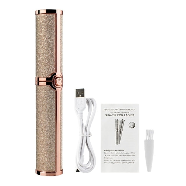 Ansiktsdepilator – Uppladdningsbar Elektrisk Ögonbrynstrimmer & Epilator
