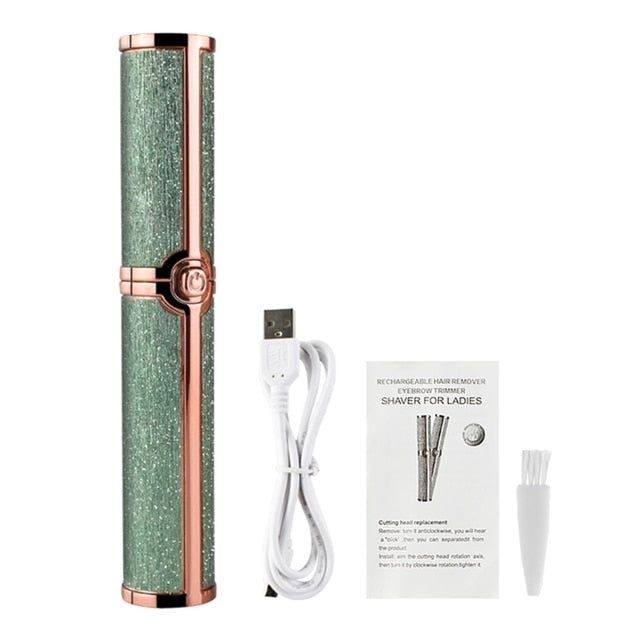 Ansiktsdepilator – Uppladdningsbar Elektrisk Ögonbrynstrimmer & Epilator