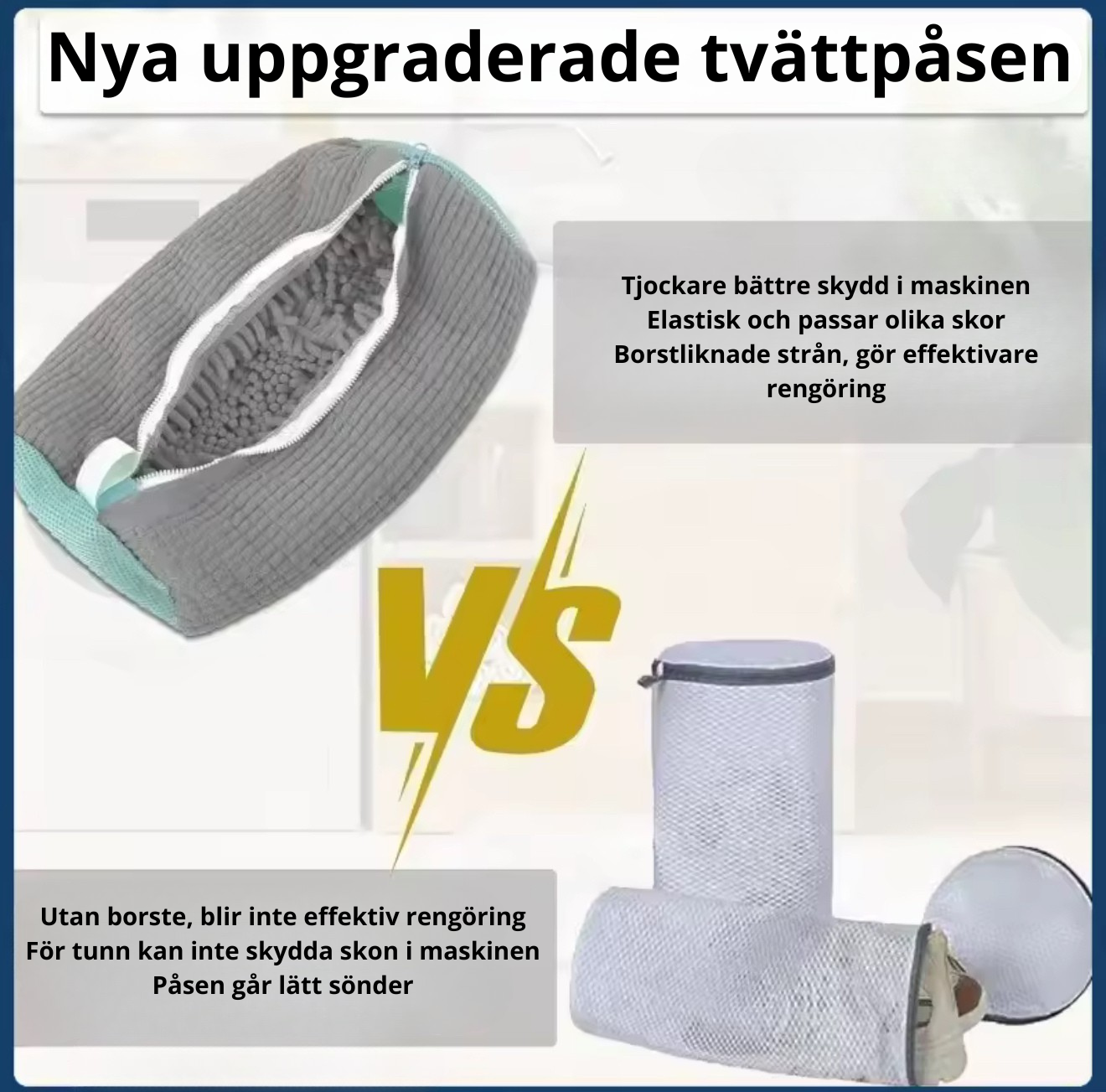 Skotvättpåse – Skydda dina skor i tvätten