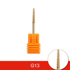Milling Cutter Golden Carbide Nail Drill Bits For Electric Nail Drill Manicure Machine Pedicure Nail Files Accessories