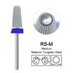 Milling Cutter Golden Carbide Nail Drill Bits For Electric Nail Drill Manicure Machine Pedicure Nail Files Accessories