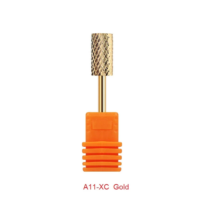 Milling Cutter Golden Carbide Nail Drill Bits For Electric Nail Drill Manicure Machine Pedicure Nail Files Accessories