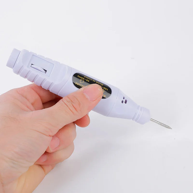 LULAA Electric Nail Sander Nail Drill Machine Grinder Nail Removal Exfoliating Polishing Tool Pedicure Machine Adapter
