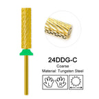 Milling Cutter Golden Carbide Nail Drill Bits For Electric Nail Drill Manicure Machine Pedicure Nail Files Accessories