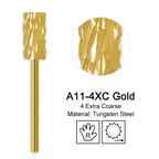 Milling Cutter Golden Carbide Nail Drill Bits For Electric Nail Drill Manicure Machine Pedicure Nail Files Accessories