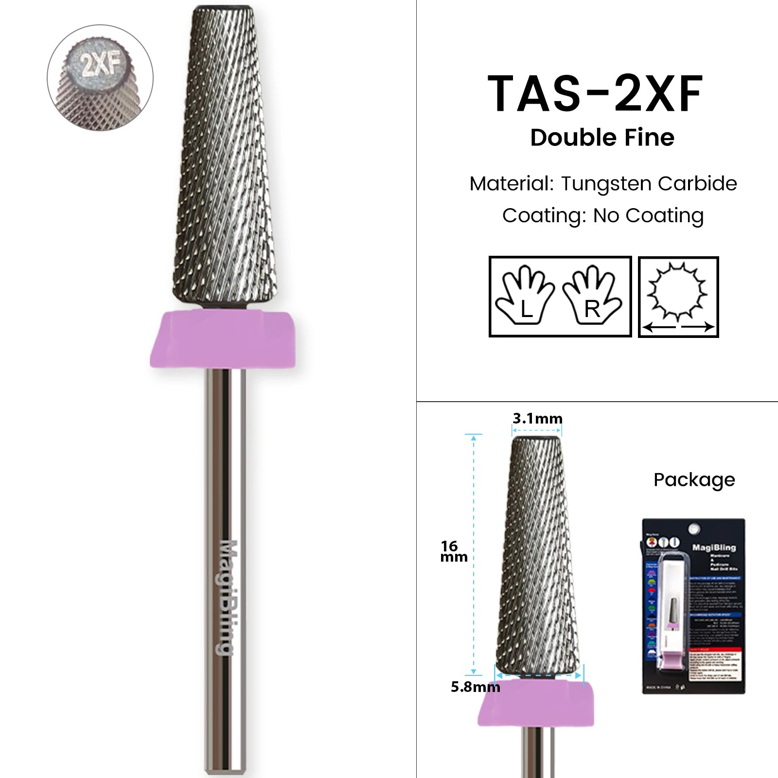 Milling Cutter Golden Carbide Nail Drill Bits For Electric Nail Drill Manicure Machine Pedicure Nail Files Accessories