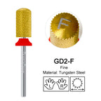 Milling Cutter Golden Carbide Nail Drill Bits For Electric Nail Drill Manicure Machine Pedicure Nail Files Accessories