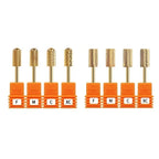 Milling Cutter Golden Carbide Nail Drill Bits For Electric Nail Drill Manicure Machine Pedicure Nail Files Accessories
