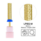 Milling Cutter Golden Carbide Nail Drill Bits For Electric Nail Drill Manicure Machine Pedicure Nail Files Accessories