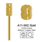 Milling Cutter Golden Carbide Nail Drill Bits For Electric Nail Drill Manicure Machine Pedicure Nail Files Accessories