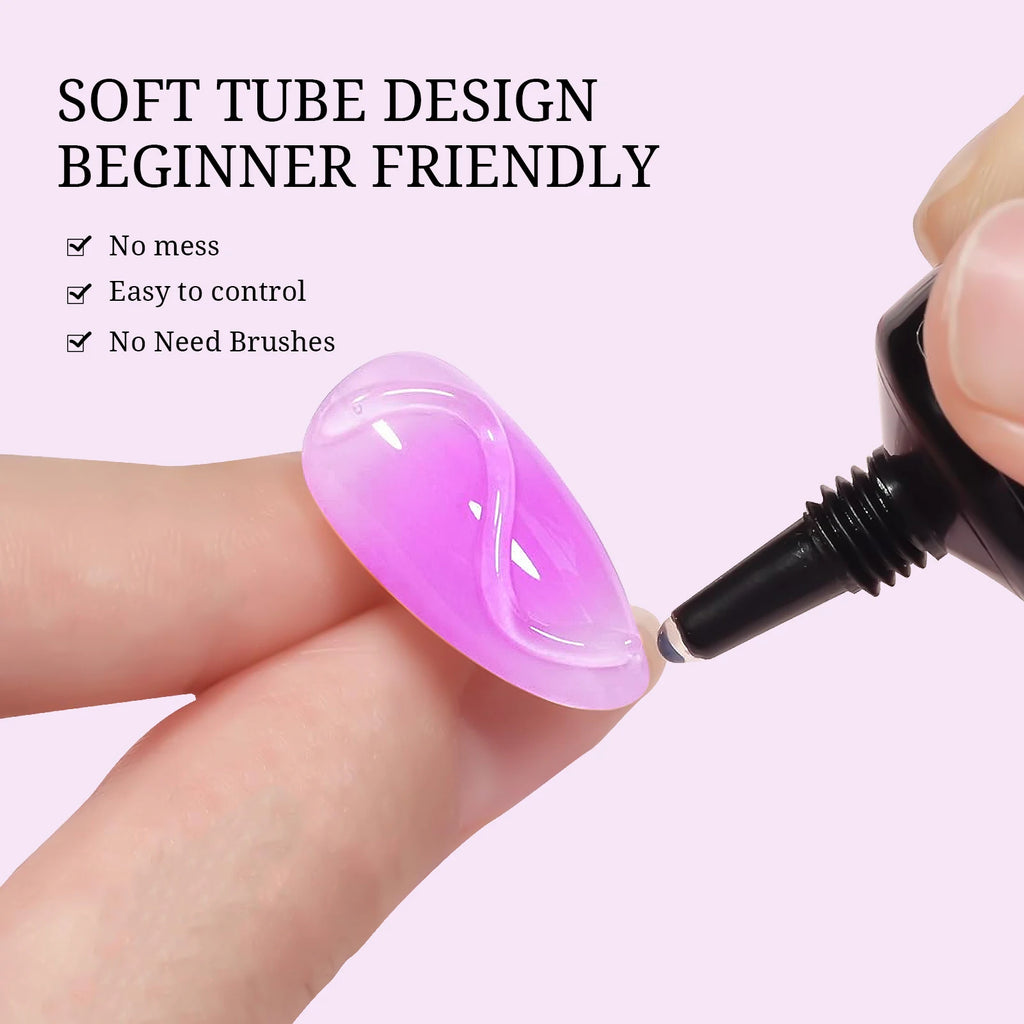 Vattentät skulpteringsgel 3D för nageldesign med detaljerade carving-mönster och former. 💅✨