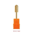 Milling Cutter Golden Carbide Nail Drill Bits For Electric Nail Drill Manicure Machine Pedicure Nail Files Accessories