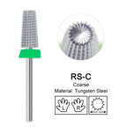 Milling Cutter Golden Carbide Nail Drill Bits For Electric Nail Drill Manicure Machine Pedicure Nail Files Accessories