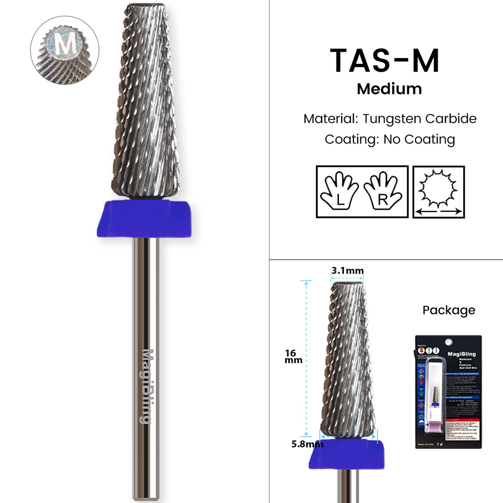 Milling Cutter Golden Carbide Nail Drill Bits For Electric Nail Drill Manicure Machine Pedicure Nail Files Accessories