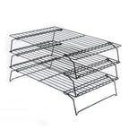 3-Layer Baking Cooling Rack Stackable Bread Cake Cooling Rack Net Mat